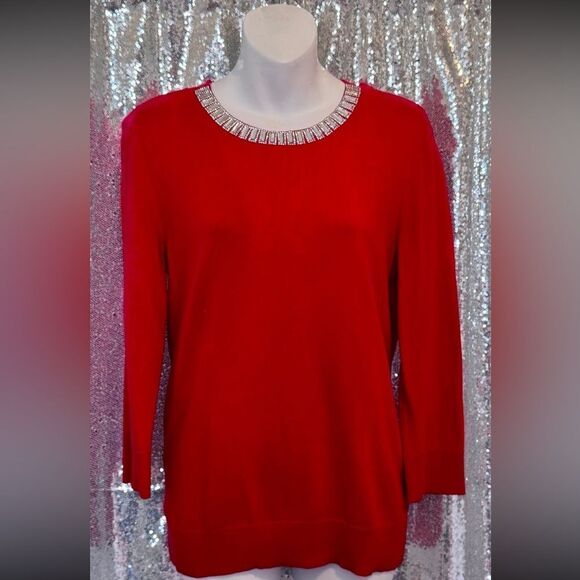 Liz Claiborne Career Embellished Sweater! - Picture 1 of 10